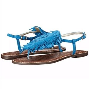 Sam Edelman Boho Fringe Sandals Shoes New